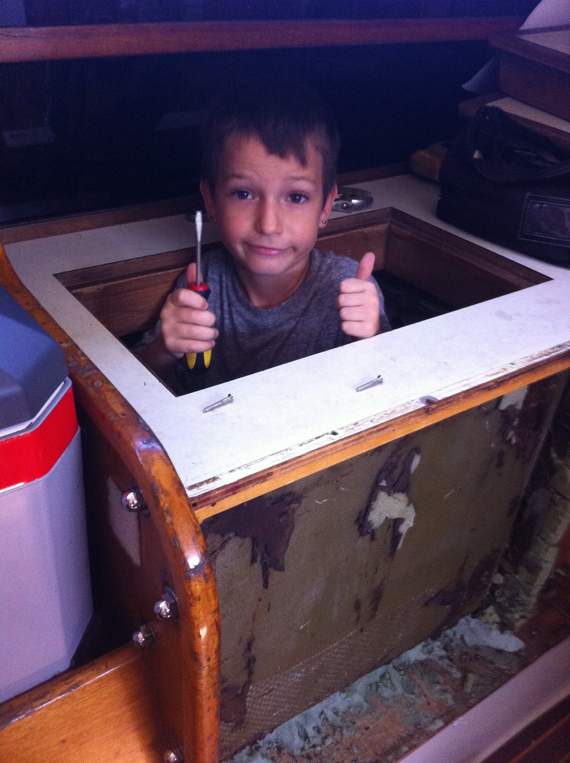 Olive, how do you feel about Christmas in the boat yard?